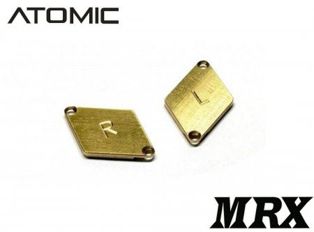 Brass 1.5g Weight for MRX, MRV Chassis (1 pair)
