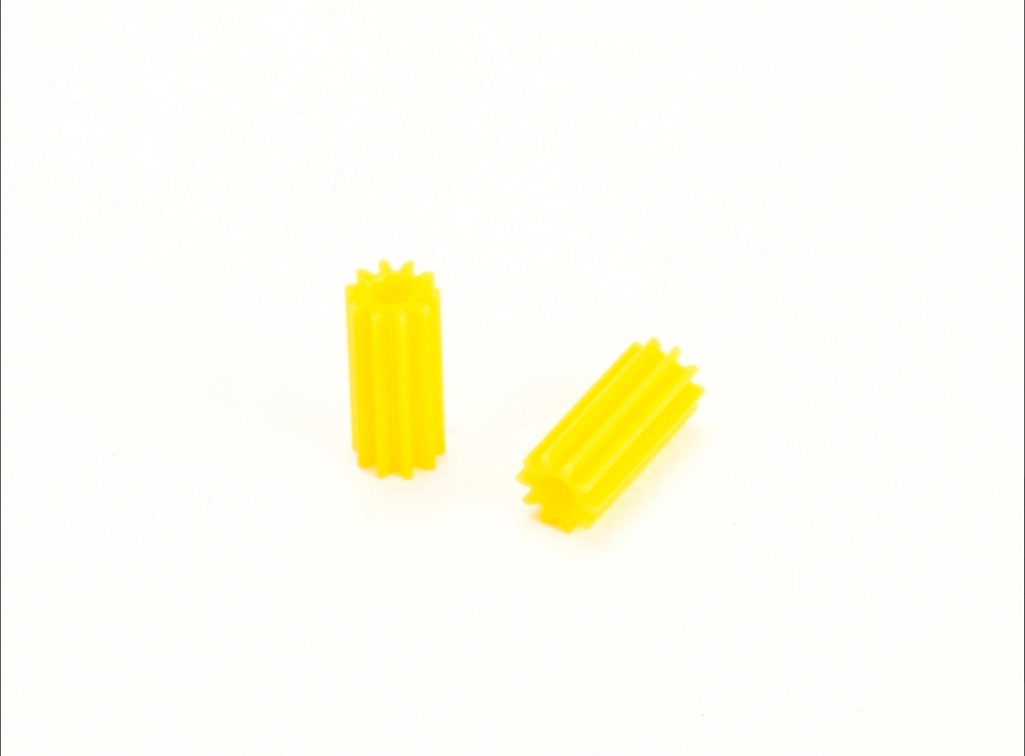 PN Racing PNWC Machine Cut Delrin 64P 10T Long Pinion (2pcs) (Yellow)